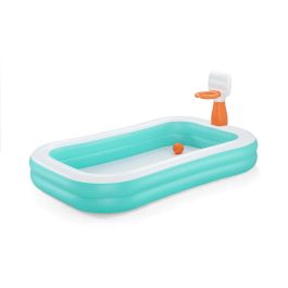 Bestway Piscina Hinchable Infantil Juego Basket 251x168x102 cm +3 Años Jardin 54445 Precio: 46.49999992. SKU: B1E2PLFZNL