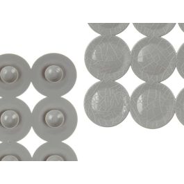 Alfombra de Baño Antideslizante Gris Berilo 6x36 cm (6 Unidades) Alfombra de Baño Antideslizante Gris Berilo 6x36 cm (6 Unidades)