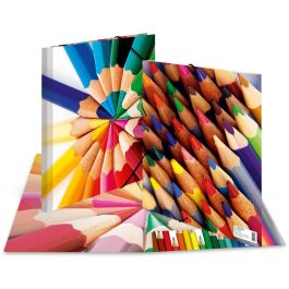 HERMA 19224 Carpeta de anillas A4 de cartón, para lápices, multicolor, 3 solapas, 1 pieza Precio: 14.49999991. SKU: B1DT2RK4W8