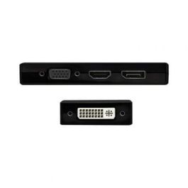 AISENS - CONVERSOR USB-C A DP/DVI/HDMI/VGA, USB-C/M-DP/H-DVI/H-HDMI/H-VGA/H, NEGRO, 15CM AISENS - CONVERSOR USB-C A DP/DVI/HDMI/VGA, USB-C/M-DP/H-DVI/H-HDMI/H-VGA/H, NEGRO, 15CM
