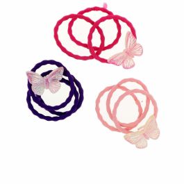 Inca Elásticos Lisos Lote de 9 unidades con adornos de mariposa para cabello de niños Precio: 3.58999982. SKU: B1KH343Z7B