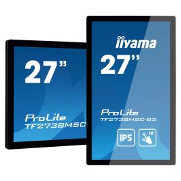 IIYAMA TF2738MSC-B2 68.6cm (27") Full HD 1920x1080 LED IPS 5ms 16:9 Pantalla Táctil Multi-Toque 10Ptos HDMI+DVI+DP Negro