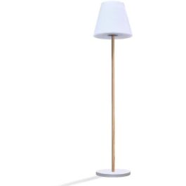 Lámpara de pie solar y recargable - LUMISKY - STANDY WOOD SOLAR - Al. 150 cm - LED blanco cálido regulable Precio: 106.50000009. SKU: B1DQDS4CLL