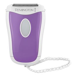 Remington Depiladora doble cuchilla resistente al agua con cepillo de limpieza y capucha de protección Remington Depiladora doble cuchilla resistente al agua con cepillo de limpieza y capucha de protección
