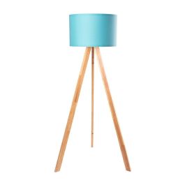 Lámpara de Suelo "Kano-2" [OPV-780SGN2483] Trípode Madera Pantalla Tela