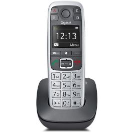 Gigaset E560 Teléfono Inalámbrico DECT/Analógico con Contestador, Agenda 150 Entradas, Negro/Plata