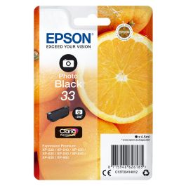 Epson C13T33414012 Tinta Photo Black Claria Premium, Rendimiento Estándar, 4.5ml, 200 Páginas Precio: 37.50000056. SKU: S8405446