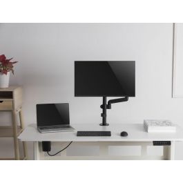 Equip Soporte de Mesa para Monitor VESA hasta 32 Pulgadas, Carga Máxima 9kg, Ajuste de Altura Resorte de Gas, Color Negro
