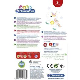 Clementoni Sonajero Unicornio Musical con Sonido 15x22x7cm