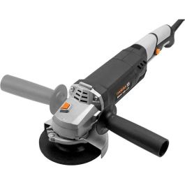Meister Amoladora Angular 1100W para discos Ø 125mm, 12000 rpm, Mango lateral 3 posiciones, Bloqueo de eje, M14