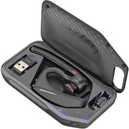 Poly Voyager 5200 UC Auriculares Bluetooth con Cancelación de Ruido Adaptable y Tecnología WindSmart