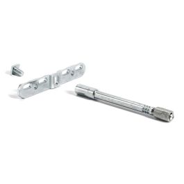 Accesorios Muebles Tirso Soporte Oculto para Estantes de Espesor Mínimo 25mm, con Triple Regulación para Perfecta Instalación