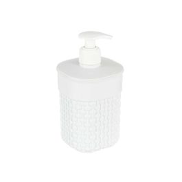 Dosificador plástico para baño 580 ml blanco Berilo 9x16.5x9 cm (36 Unidades) Dosificador plástico para baño 580 ml blanco Berilo 9x16.5x9 cm (36 Unidades)