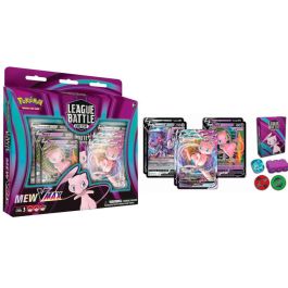 Pokémon JCC: League Battle Deck Mew VMAX Español Blíster - Contiene Mew V, Genesect V y accesorios de juego