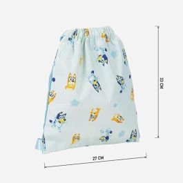 Cerdá Saquito Estampado Bluey para Niños 27 x 33 cm – Ideal para Guardería o Juguetes