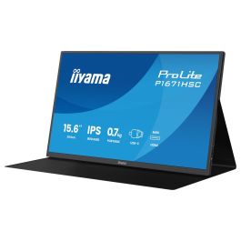 iiyama P1671HSC-B1 Monitor 15.6" Full HD IPS 1920x1080, 3ms, HDMI, 2x USB-C