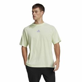 Camiseta de Manga Corta Hombre Adidas Essentials Brandlove Amarillo