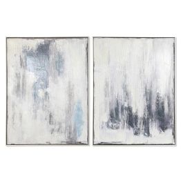 Cuadro Urban DKD Home Decor Gris Blanco 3.5 x 80 x 60 cm (2 Unidades) Precio: 60.5899998. SKU: S3038951