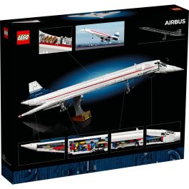 Lego AAAAN06836 Icons Concorde Kit de Construcción de Aviones para Adultos con Detalles Auténticos y 3 Modos