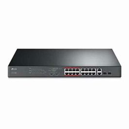 TP-Link TL-SL1218MP Switch PoE No Administrado 16 Puertos PoE+ Gigabit, 192W, Alcance Extendido 250m para Vigilancia IP, Rack 1U Negro Precio: 155.50000037. SKU: B1EDSALL7V