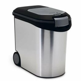 Curver Recipiente Comida Seca Mascotas 12 kg Hermético, Polipropileno de Alta Calidad, Diseño Metálico Blanco Precio: 48.50000045. SKU: B164ZFCS7K
