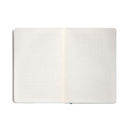 Cuaderno Con Gomilla Antartik Notes Tapa Blanda A5 Hojas Cuadricula Azul Claro 80 Hojas 80 gr Fsc