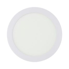 Edm - Downlight LED de superficie redondo blanco 20W 1500lm 6400K luz fría IP20, Ø22x3.5cm, 220-240V