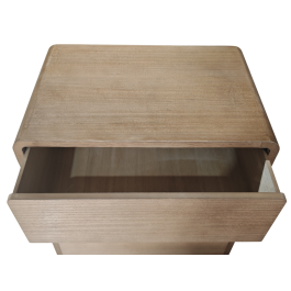 DKD Home Decor Chifonier Urban 4 cajones Paulownia Olmo Marrón 40 x 100 x 60 cm