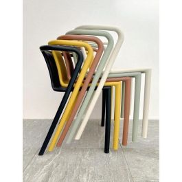 Lote de 2 sillones de jardín - CITY GARDEN - DIEGO-FT - Arena - Apilable