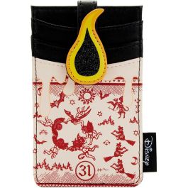 Loungefly Tarjetero Cartera Hocus Pocus de Cuero Vegano con Apliques y Detalles Impresos 7,5x12,5cm