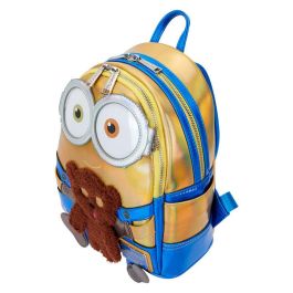 Loungefly Mochila Minions Bob Gru Mi Villano Favorito Despicable Me 26cm Piel Vegana Detalles Iridiscentes Felpa