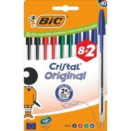 Bolígrafos de Tinta de Aceite Bic Cristal Original 516355/ 10 unidades/ Colores Surtidos Precio: 7.49999987. SKU: B158JJRDZR