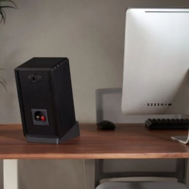 Aisens SPK07U-425 Soporte Universal de Sobremesa para Altavoces Negro hasta 10kg Inclinable