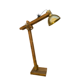 DKD Home Decor Lámpara de Pie Loft Marrón Dorado 25 x 140 x 85 cm Precio: 160.49999988. SKU: B1BGJNFDY2