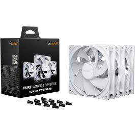 Be Quiet! Pure Wings 3 Reverse 3-Pack Ventilador 120mm PWM Blanco