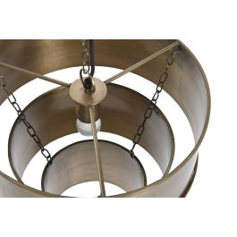 DKD Home Decor Lámpara de Techo Glam Dorada de Hierro E27 42 x 41 x 42 cm
