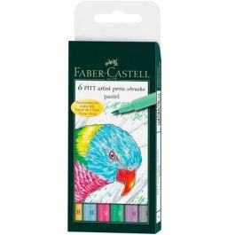 Faber Castell Pitt Artist Pen Brush Rotuladores Punta Pincel C-Surtidos Pastel Estuche 6 Ud Precio: 10.50000006. SKU: B1DLKF7ATH