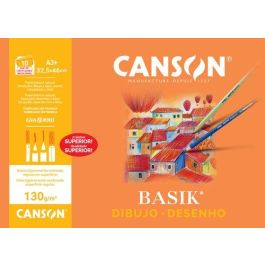 Canson Papel Dibujo Artístico Basik 130g/m² DIN A3+ (32,5x46 cm) Minipack 10 Hojas Precio: 5.89000049. SKU: B1D9LMTYAQ