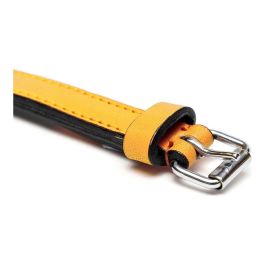 Collar Piel Acolchado 55 cm X 25 mm Amarillo Collar Piel Acolchado 55 cm X 25 mm Amarillo