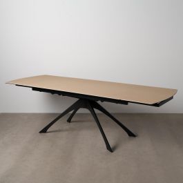 Mesa Extensible Natural-Negro 180 X 90 X 76 cm