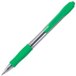 Pilot Bolígrafo retráctil Supergrip M azul, punta 1.0mm, grip antifatiga, cuerpo transparente, pack de 12 unidades (Set de 12) Precio: 11.79000042. SKU: S8422418