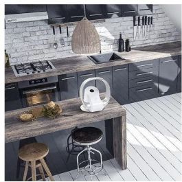 Anillo de aire silencioso - Ventilador para instalar sin 26W Pale 26W Blanco y plata muy silencioso Anillo de aire silencioso - Ventilador para instalar sin 26W Pale 26W Blanco y plata muy silencioso
