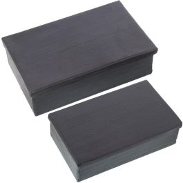 Juego de Cajas Decorativas Alexandra House Living Negro Metal 28 x 18 x 8 cm 23 x 7 x 14 cm 2 Piezas Precio: 47.88999952. SKU: B152NX4EZ9