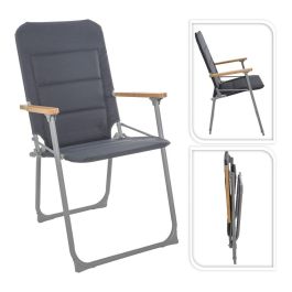 Redcliffs Silla Plegable Camping Gris 52x55x92 cm Reposabrazos Bambú Precio: 57.0273. SKU: B17JM488Q7