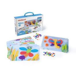 Juego Educat.Miniland Pegs 10 Mm. 180 Piezas Bright Colors (3-6 Años) Precio: 17.5000001. SKU: B17LET8BXM
