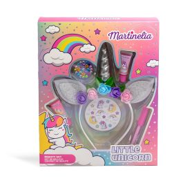 Martinelia 85498 Set de Belleza Little Unicorn con Diadema y 3 Brillos de Labios, Edad +3 años