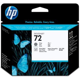 HP 72 Cabezal Ink-jet Original Gris y Negro Foto para DesignJet T610/1100