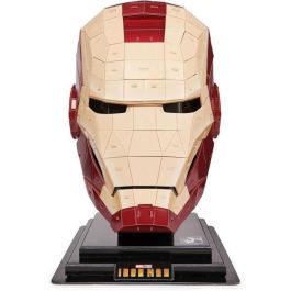 Spin Master SPI6069819 Casco Iron Man Marvel Modelo 4D para construir