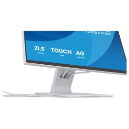 iiyama ProLite T2252MSC-W2AG Monitor Táctil de 54,6 cm (21,5") Full HD IPS 5 ms HDMI DisplayPort USB Altavoces Blanco