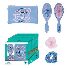 Set de belleza stitch. incluye neceser,cepillo y gomas para el pelo.20.0 x 21.6 x 4.0 cm Set de belleza stitch. incluye neceser,cepillo y gomas para el pelo.20.0 x 21.6 x 4.0 cm